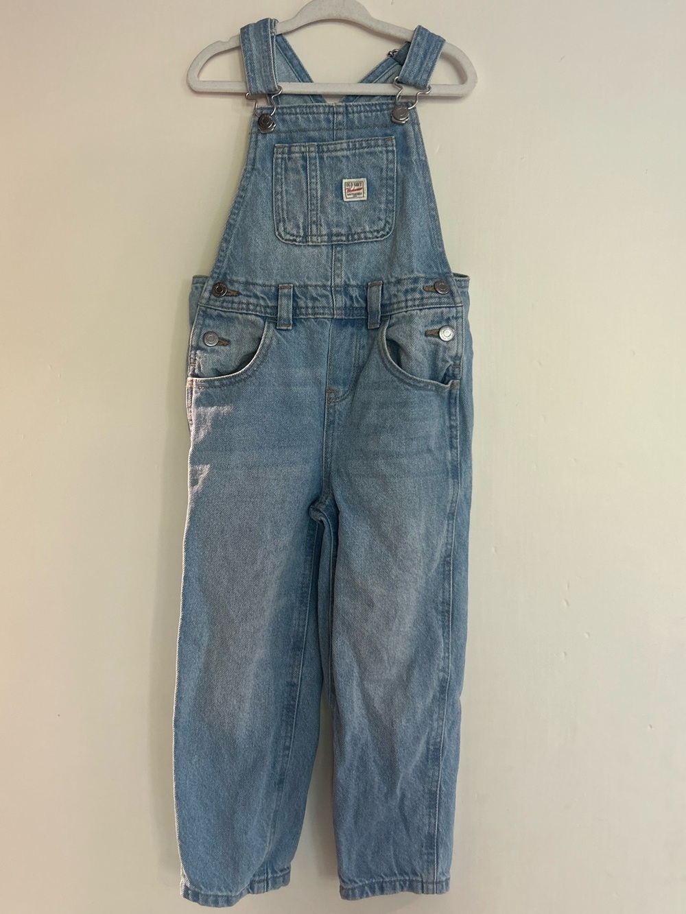 Old Navy Kids Light Blue Denim Overalls